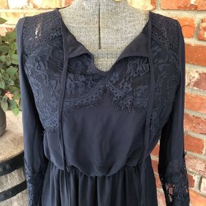 Xhiliration Long Sleeve Dress